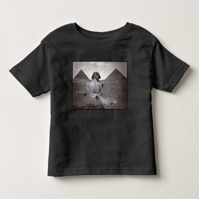 Camiseta Pirâmides de Sphinx e Giza do excelente Necropolis (Frente)