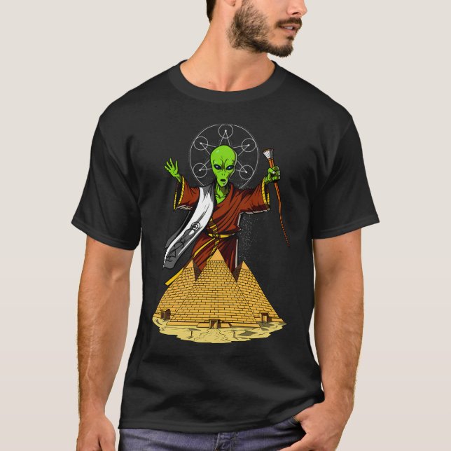 Camiseta Pirâmides Egípcias Alienígenas (Frente)