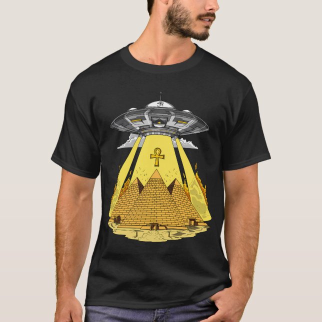 Camiseta Pirâmides Egípcias Alienigenas (Frente)