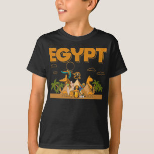 Camiseta Pirâmides Egípcias Camelos Faraó Sphinx Horus E