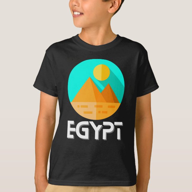 Camiseta Pirâmides egípcias diafrageiam (Frente)