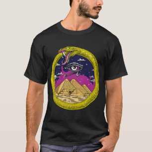 Camiseta Pirâmides Egípcias Ouroboros