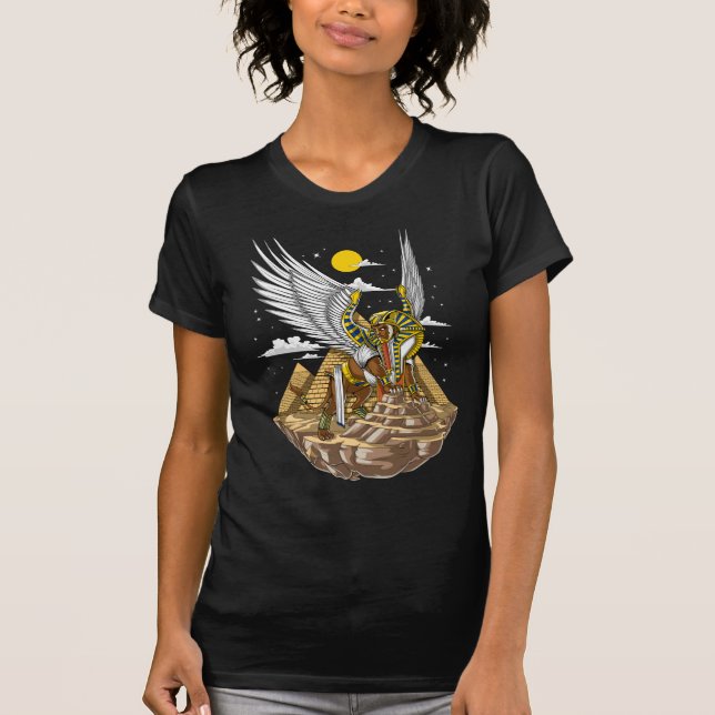 Camiseta Pirâmides Esfingx Egípcias (Frente)