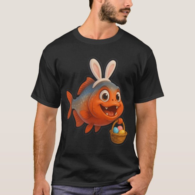 Camiseta Piranha de Páscoa (Frente)