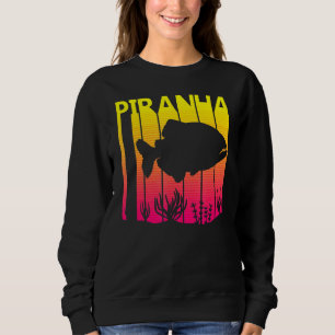 Camiseta Piranha Fish Retro