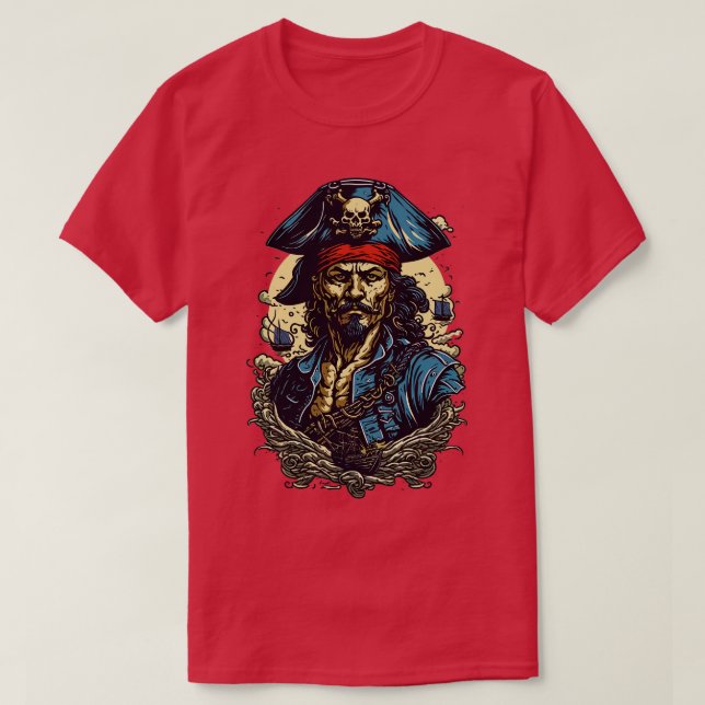 Camiseta Pirata (Frente do Design)