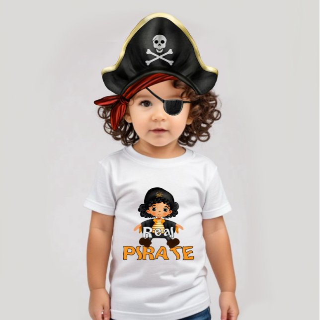 Camiseta Pirata-branca (Criador carregado)