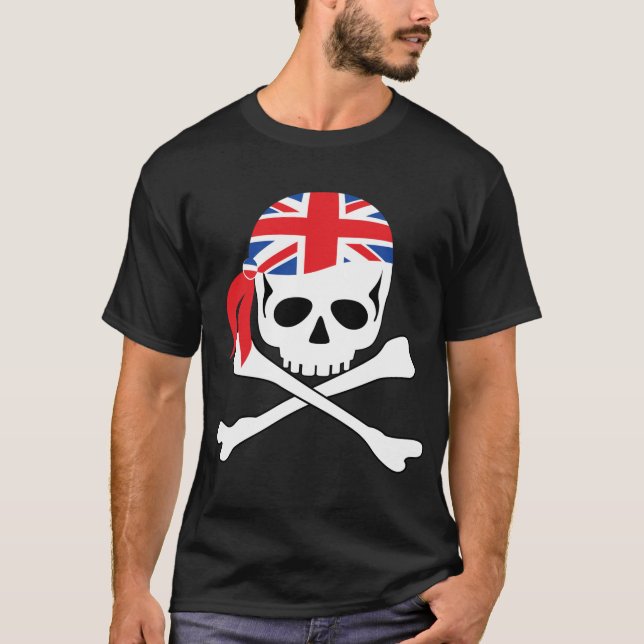 Camiseta Pirata britânico (Frente)