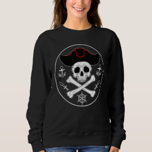 Camiseta Pirata Caveira Espada Âncora Mar Marinheiro Tripul