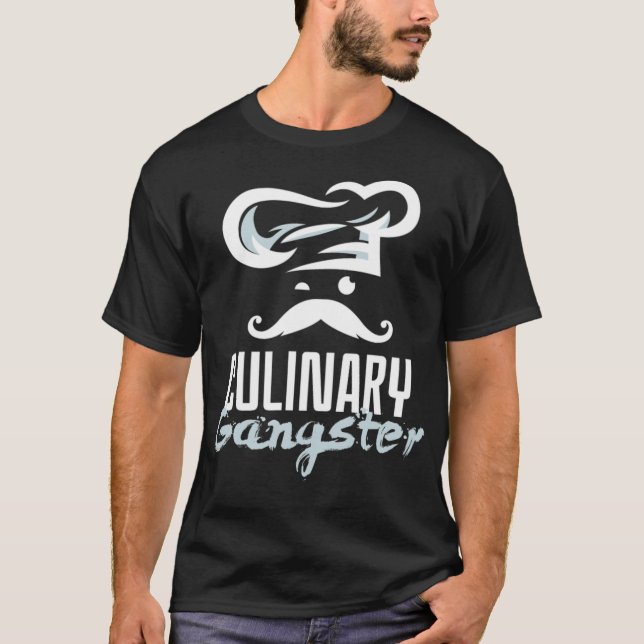 Camiseta Pirata-Cozinhar do Churrasco culinário Grelha Mest (Frente)