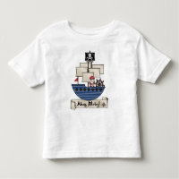 Pirata de esqueleto do crânio do navio de pirata |