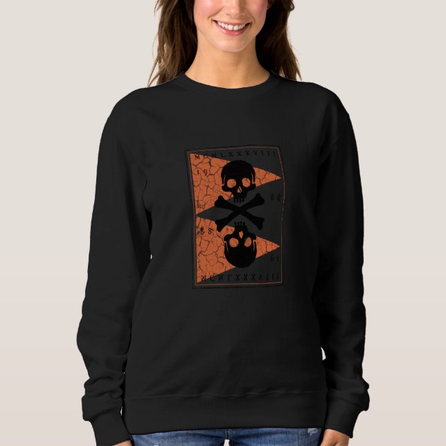 Camiseta Pirata de Ossos e Caveiras 2 (Frente)