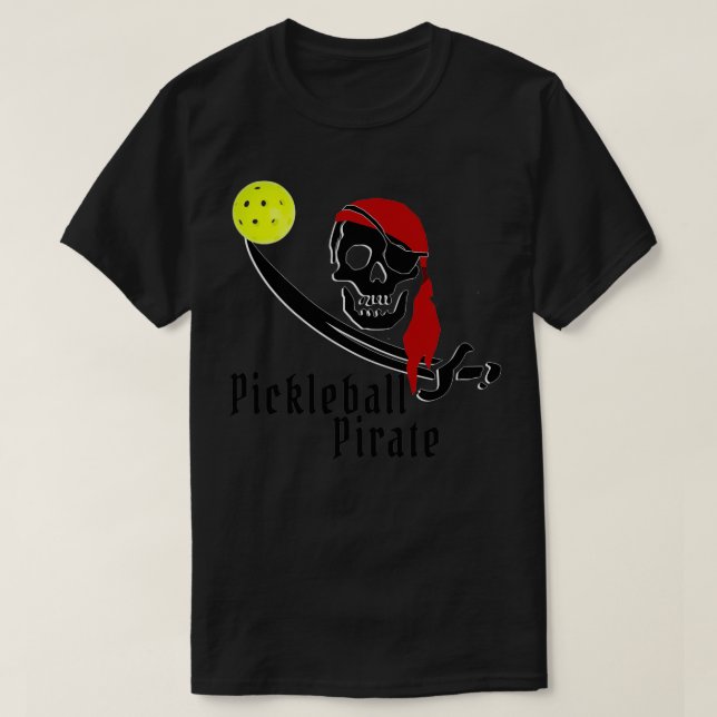 Camiseta Pirata de Pickleball (Frente do Design)