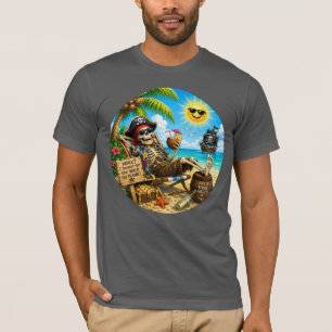 Camiseta Pirata de Praia Divertido
