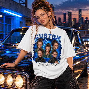 Camiseta Pirata de Texto e Foto Personalizados