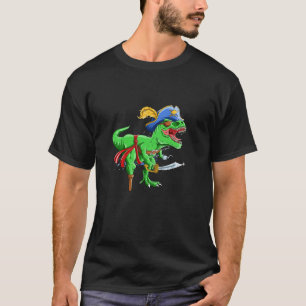 Camiseta Pirata Dinossauro Costume Men Rapazes Dino Gifs En