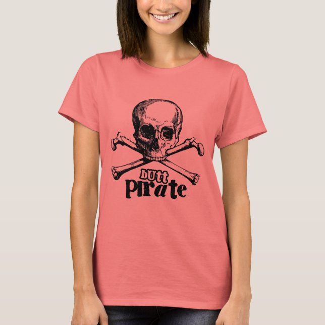 Camiseta Pirata do bumbum (Frente)