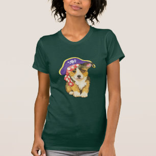 Camiseta Pirata do Corgi de Galês do Pembroke