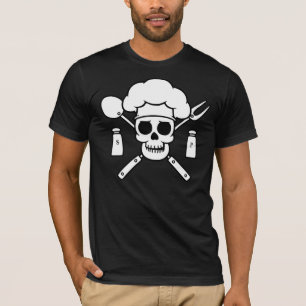 Camiseta Pirata do cozinheiro chefe