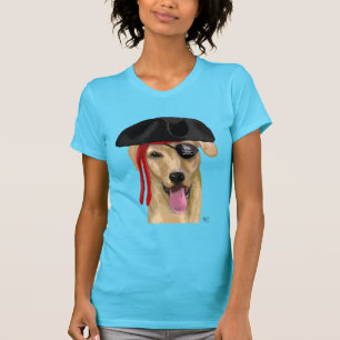 Camiseta Pirata do Labrador Amarelo 2