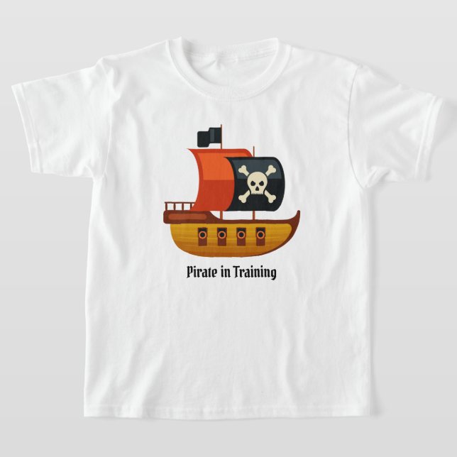Camiseta Pirata em Treinamento (Postura )