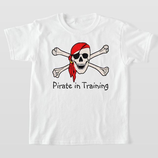 Camiseta Pirata em Treinamento (Postura )