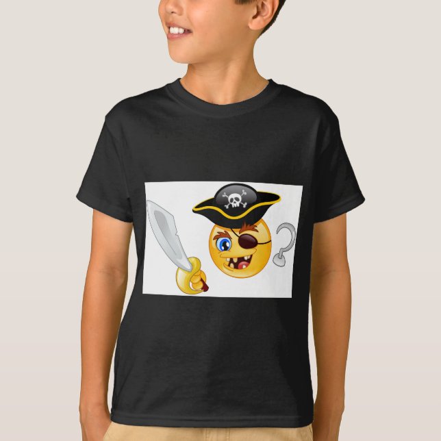 Camiseta pirata emoji (Frente)
