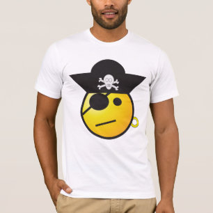 Camiseta pirata engraçada Emoji