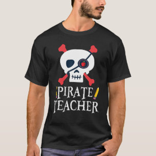 Camiseta Pirata Feliz Dia da Paz, Lápis Brancos de Um Olho