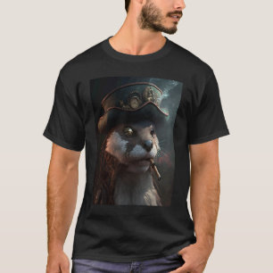 Camiseta Pirata Legal de Lontra do Rio Gigante
