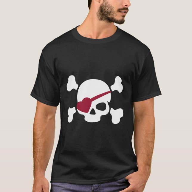 Camiseta Pirata O Dia Do Patch De Olhos (Frente)