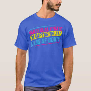 Camiseta Pirata Pansexual Capturando todo tipo de Panorama 