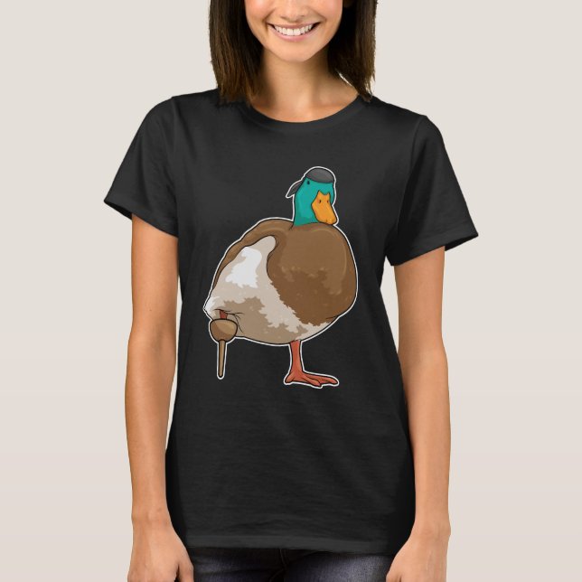 Camiseta Pirata Pato Perna de pau (Frente)