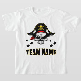 Camiseta Pirata Personalizada Única de Crianças Personaliza