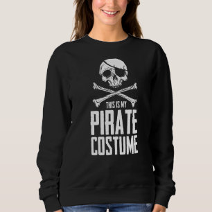 Camiseta Pirata Skull Costume Humor Statement Buccaneer Oce