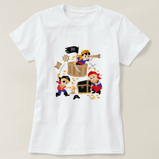 Camiseta Piratas (Frente do Design)