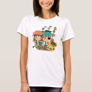 Camiseta Piratas com tesouro