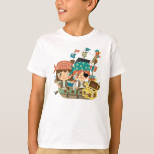Camiseta Piratas com tesouro