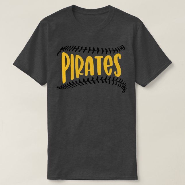 Camiseta Piratas de Baseball 12 (Frente do Design)