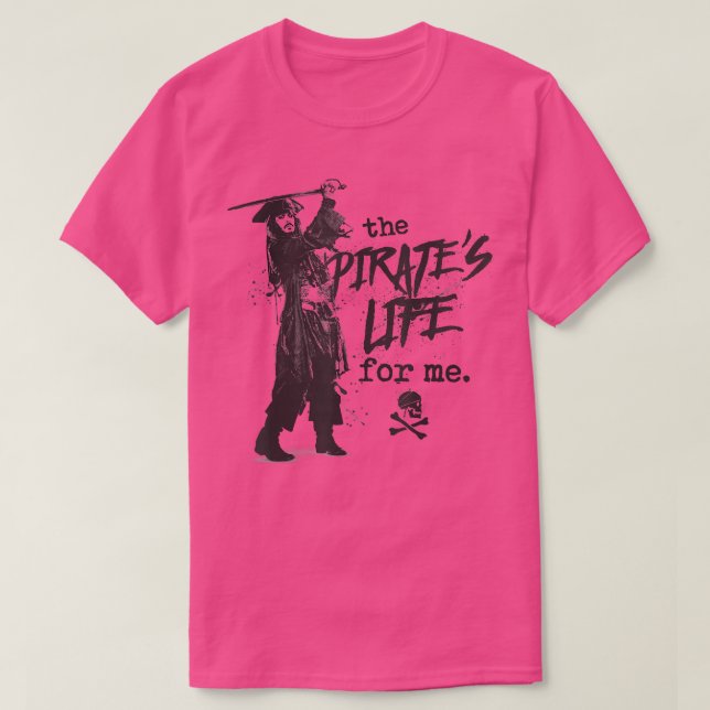 Camiseta Piratas do Gráfico do Caribe (Frente do Design)