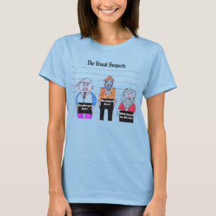 Camiseta Piratas; Os suspeitos usuais,