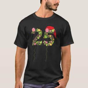 Camiseta Pirate Bandana, 25 Anos, 25 Gráfico Aniversário