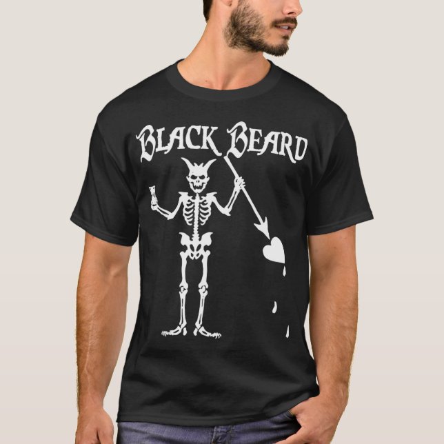 CAMISETA PIRATE BLACKBEARD (Frente)