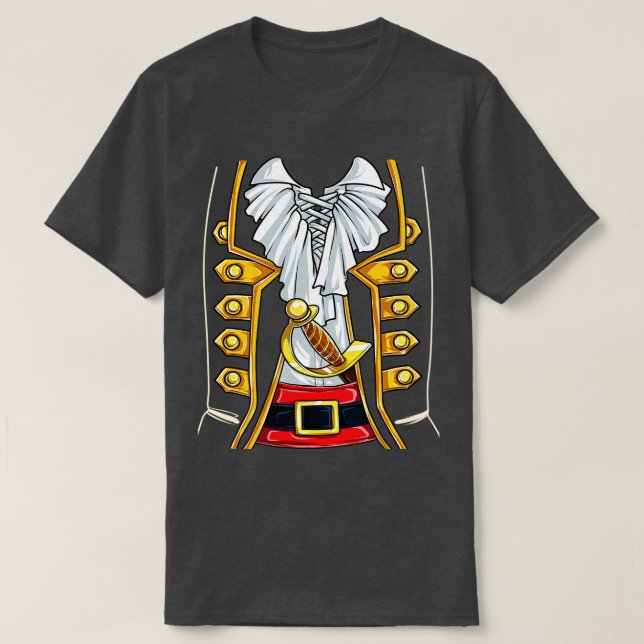 Camiseta Pirate Buccaneer Costume Novelty M (Frente do Design)