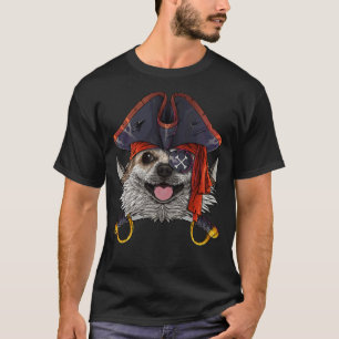 Camiseta Pirate Chihuahua Jolly Roger Halloween Costume