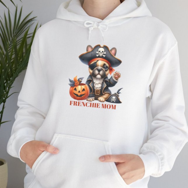 Camiseta Pirate French Bulldog Halloween Frenchie Mom (Criador carregado)