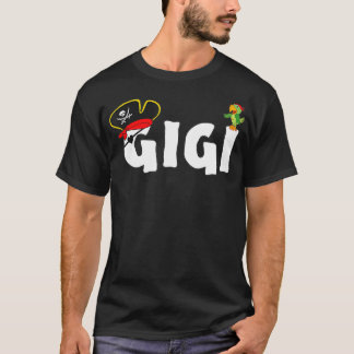 Camiseta Pirate Gigi Mostra Vovó Caveira Pirata O Crossb