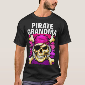 Camiseta Pirate grandma captain funny pirate 