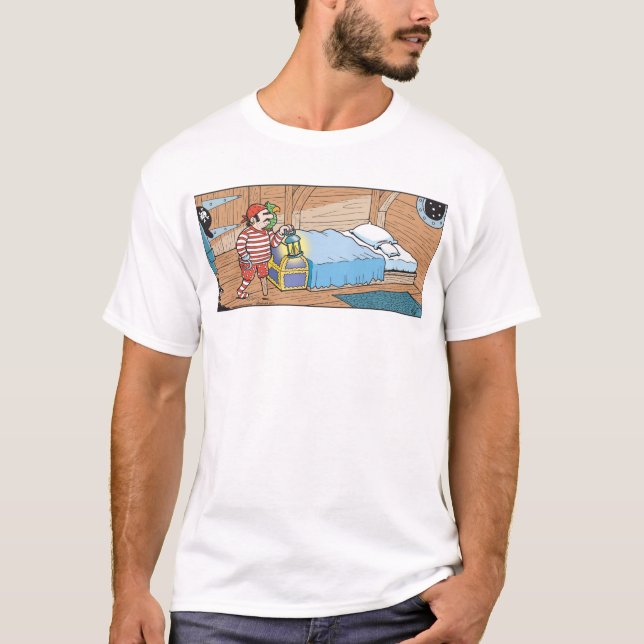 Camiseta Pirate & Parrot têm travesseiros separados para a  (Frente)