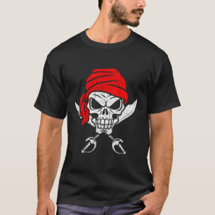 Camiseta Pirate Pirate Flag Skull Capitão Pirate
